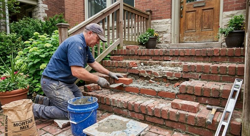 Brick Steps Repair
