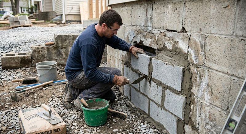 Block Wall Repair in Buford, GA