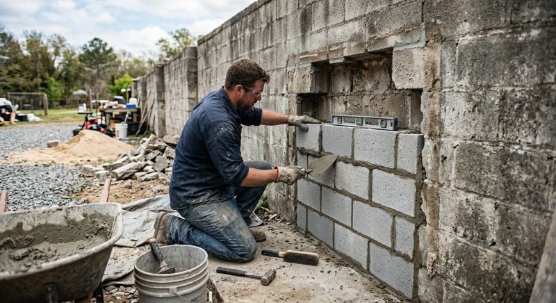 Block Work Repair in Loganville, GA