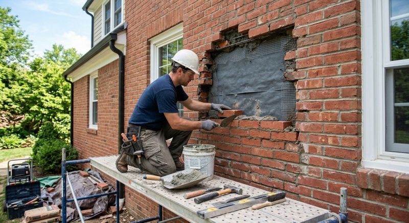 Brick Flatwork Repair in Conyers, GA