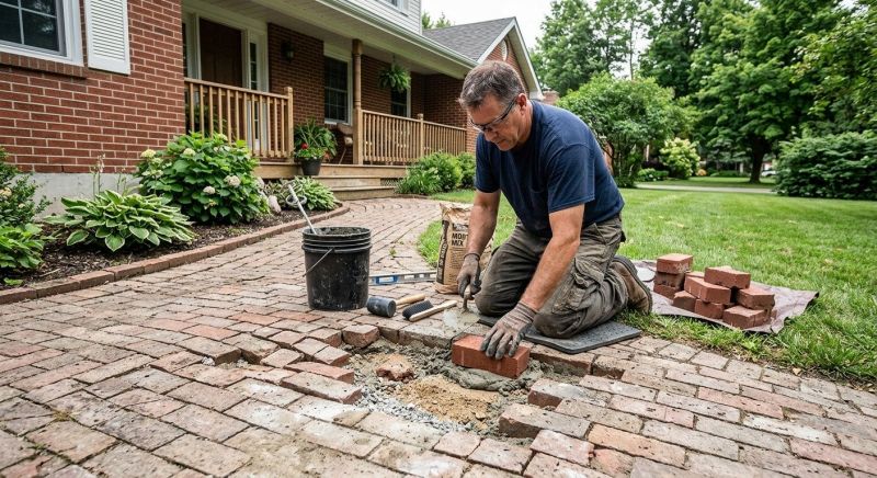 Brick Flatwork Repair in Norcross, GA