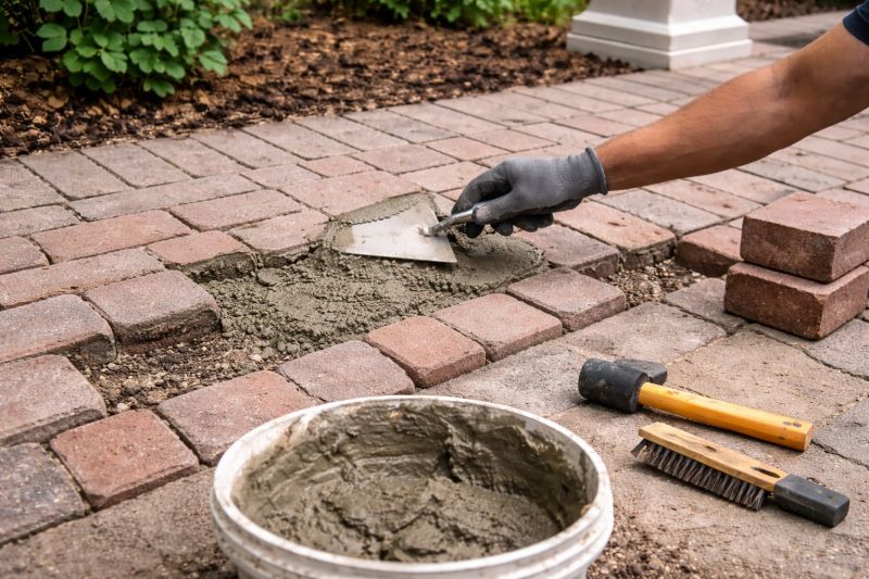 Brick Flatwork Repair in Oxford, GA