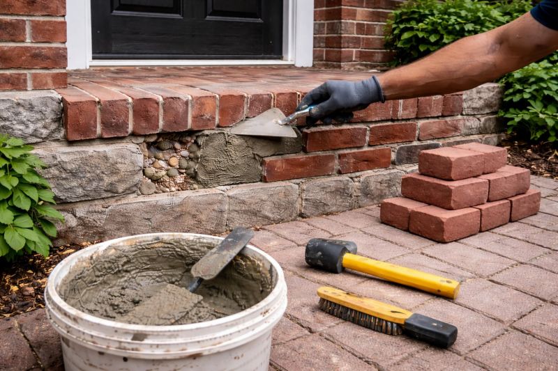 Brick Steps Repair in Loganville, GA