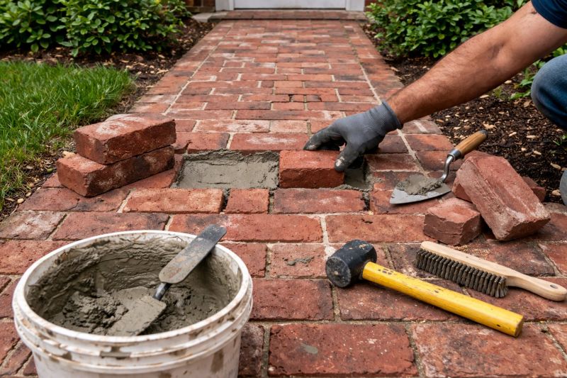 Brick Stoop Repair in Loganville, GA