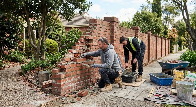 Brick Wall Repair in Auburn, GA