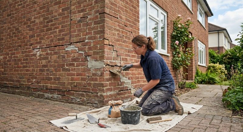 Brick Wall Repair in Auburn, GA