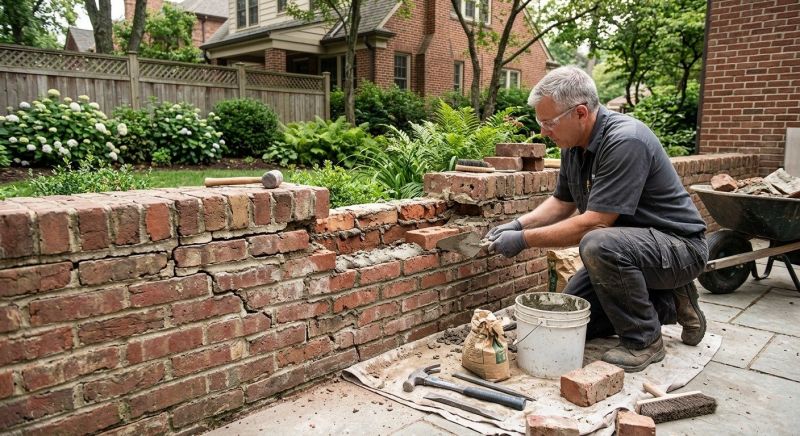 Brick Wall Repair in Dacula, GA