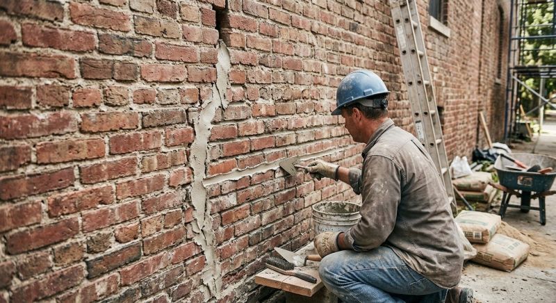 Brick Wall Repair in Rockdale County, GA