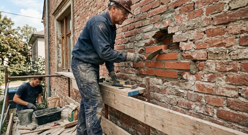 Brick Wall Repair in Suwanee, GA