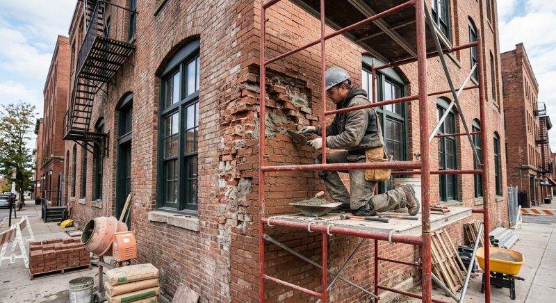 Commercial Brick Repair in Loganville, GA