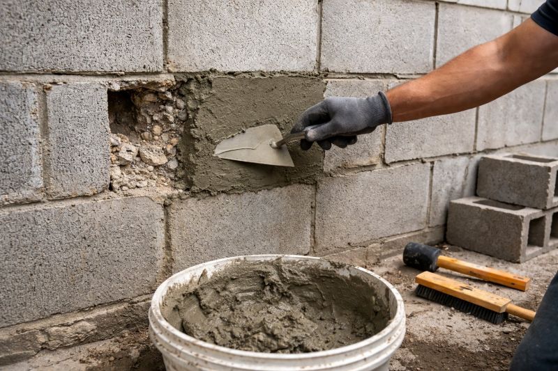 Concrete Block Repair in Suwanee, GA