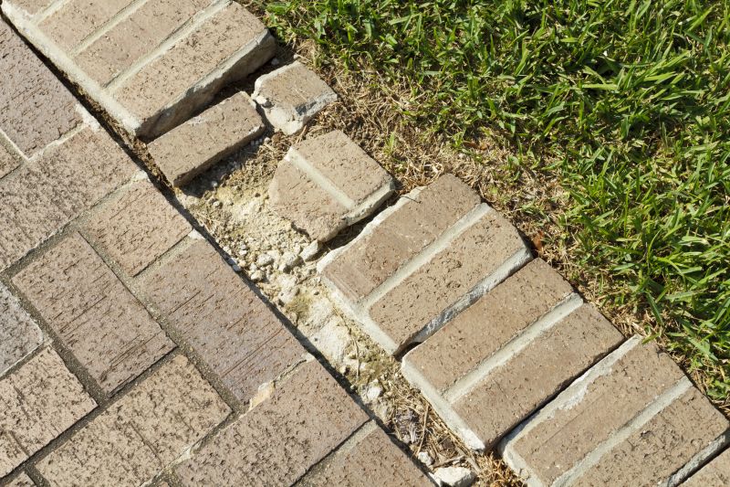 Entryway Brick Repair in Loganville, GA