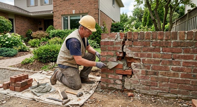 Masonry Wall Repair in Loganville, GA