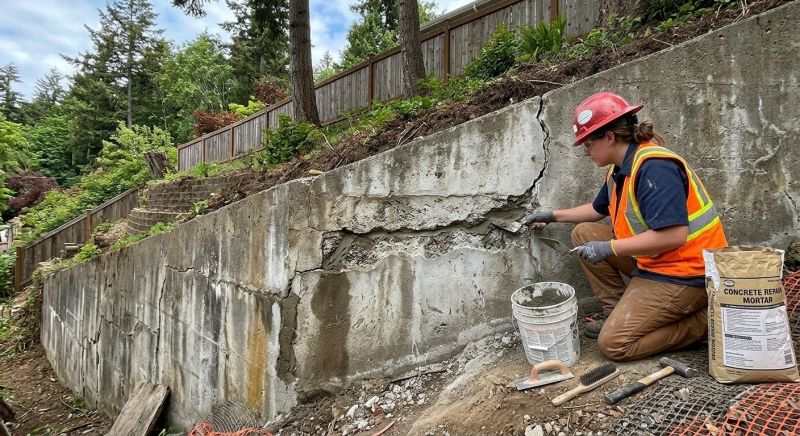 Retaining Wall Repair in Bethlehem, GA