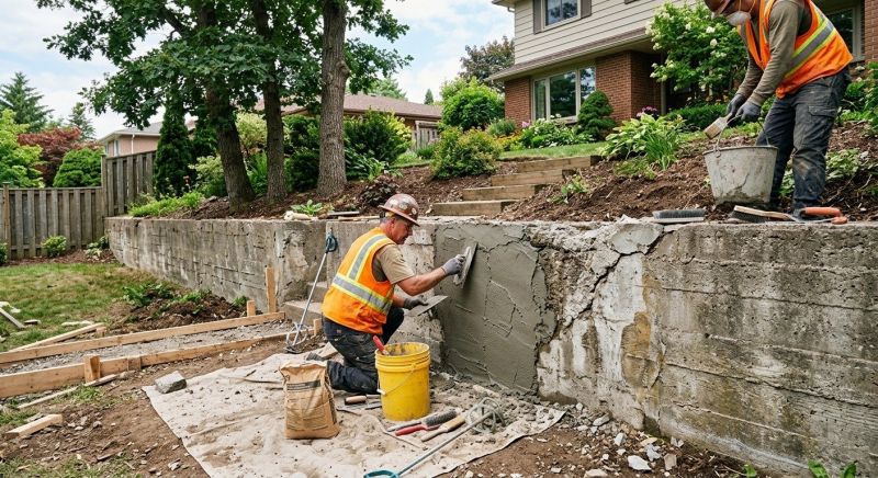 Retaining Wall Repair in Loganville, GA
