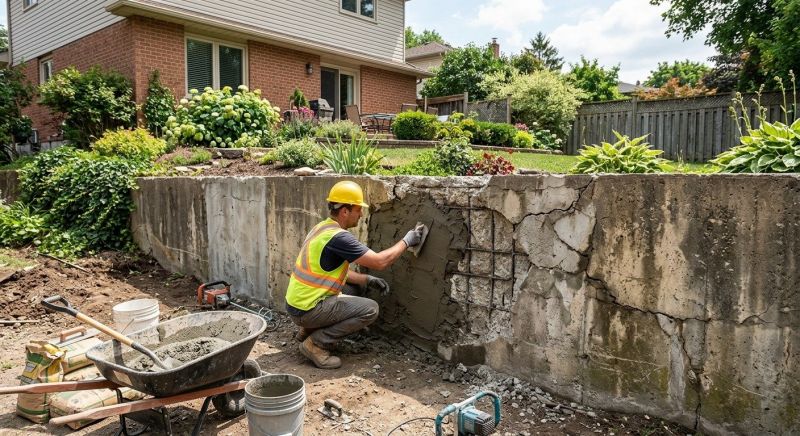Retaining Wall Repair in Norcross, GA
