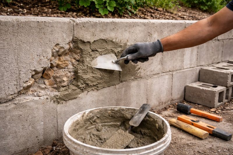 Retaining Wall Repair in Stone Mountain, GA
