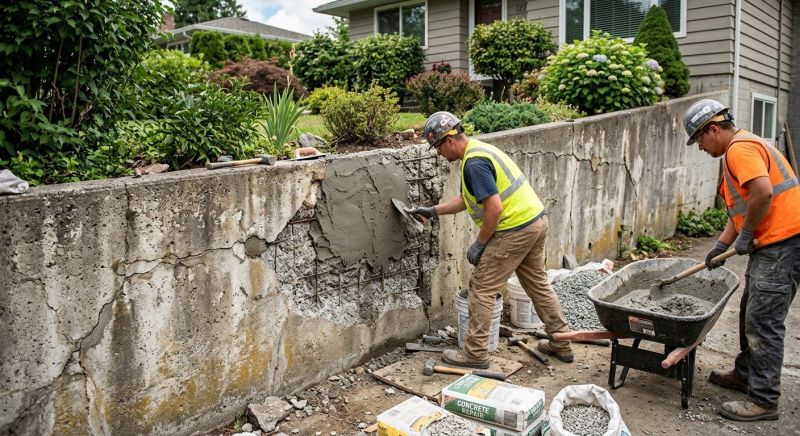 Retaining Wall Repair in Suwanee, GA