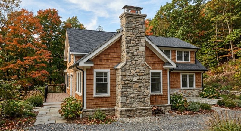 Stone Chimney Installation in Barrow County, GA