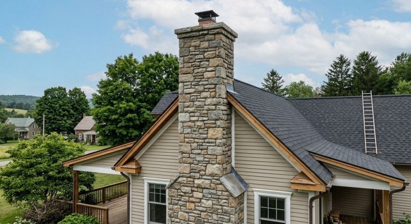Stone Chimney Installation in Conyers, GA