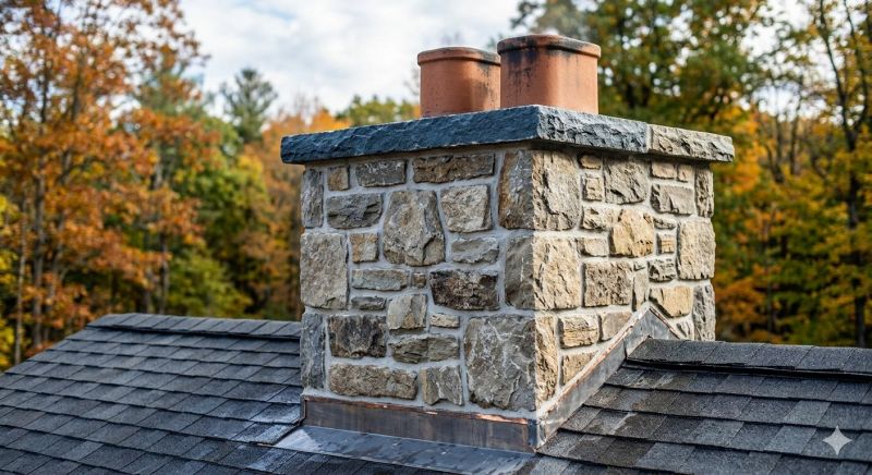 Stone Chimney Installation in Tucker, GA