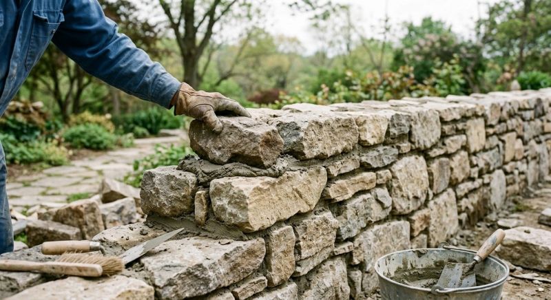 Stone Masonry Installation in Walton County, GA
